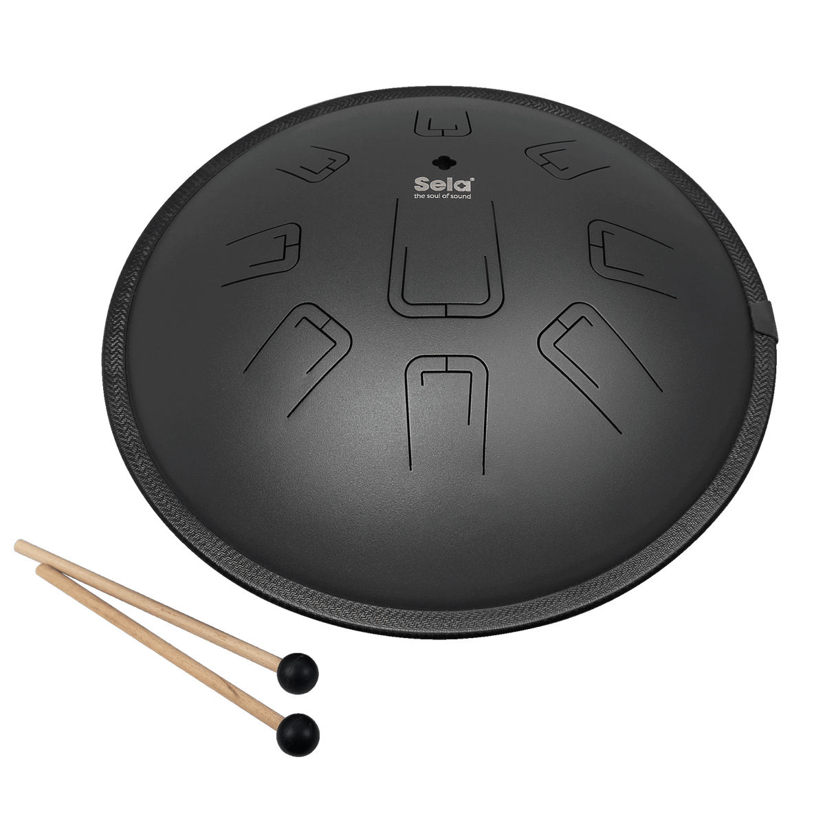 Melody Tongue Drum 14" D Kurd Black